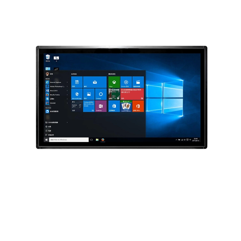 21.5 Inch 1920*1080 FHD TFT Ad Player Metal IP65 Embedded VESA Capacitive Touch Monitor with Speaker