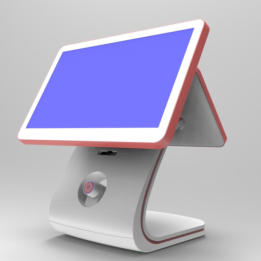 15.6+11.6 inch dual screen touch POS Terminal with customer display