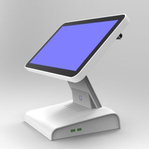 White 15.6 inch Windows system WIFI touch POS all in one