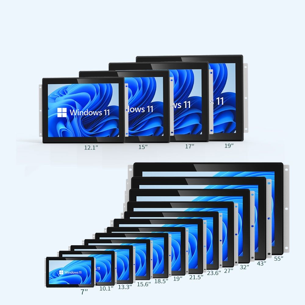 Industrial equipment touch screen