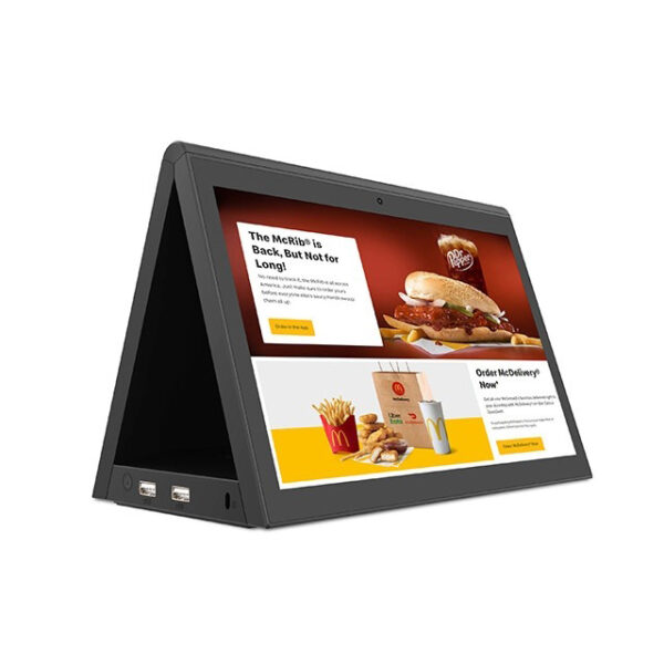 dual touch panel commercial display
