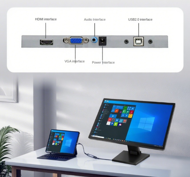 commercial touch screen display